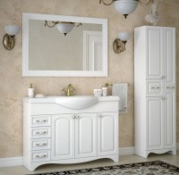 Шкаф-пенал для ванной Corozo Классика 50