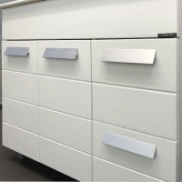 Тумба с раковиной Comforty Модена 90М напольная, матовая белая