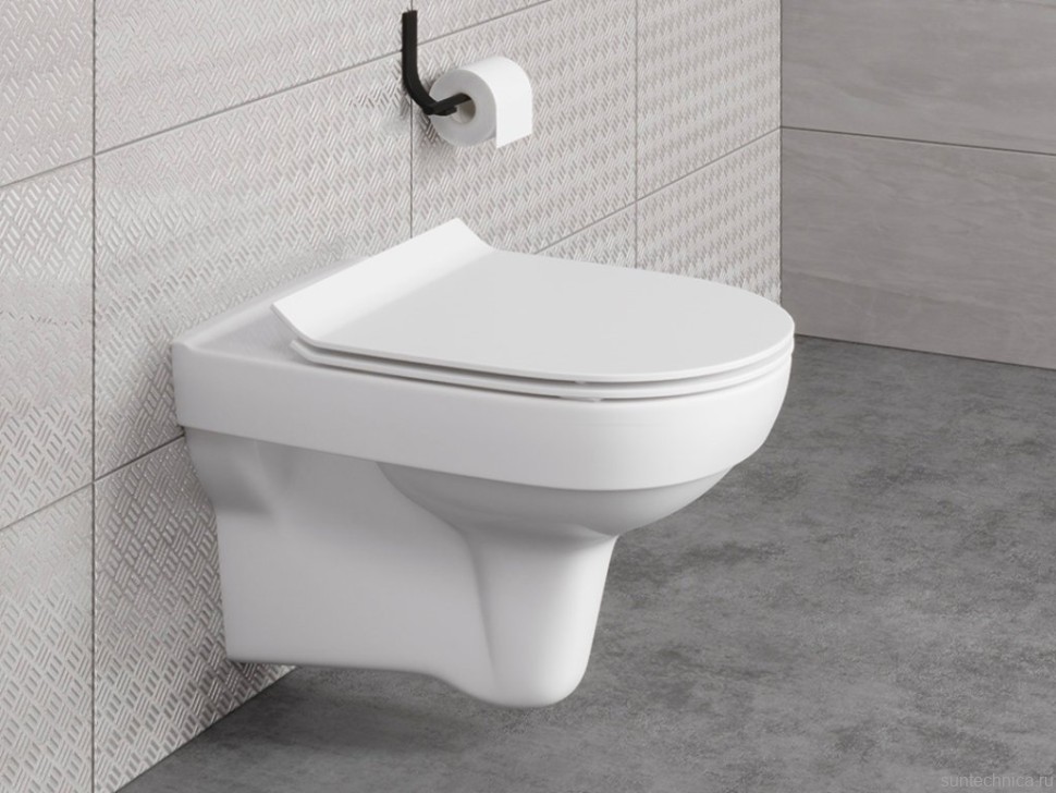 Комплект Унитаз подвесной Cersanit City Clean On DPL EO slim + Инсталляция Grohe Rapid SL 38772001 3 в 1 с кнопкой смыва + Шумоизоляция 37131000