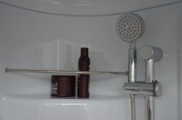 Душевая кабина Royal Bath NRW RB90NRW-C-CH с высоким поддоном, с сиденьем