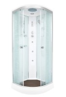 Душевая кабина DTO D EM1510GMEL профиль хром, стекло матовое