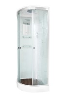 Душевая кабина DTO D EM1510GMEL профиль хром, стекло матовое