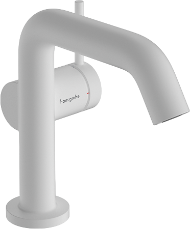 Смеситель для раковины Hansgrohe Tecturis S Fine 110 CoolStart 73320700 матовый белый