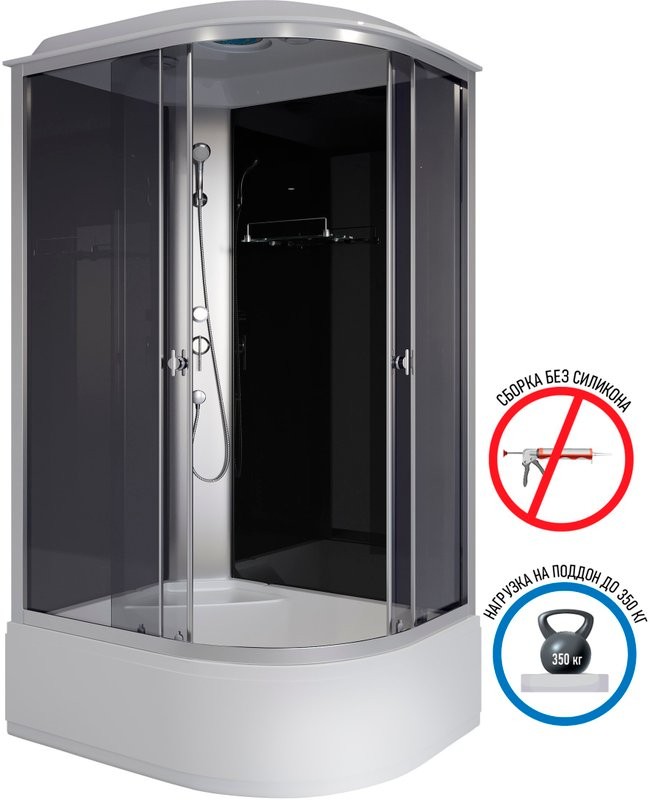 Душевая кабина Niagara Eco E120/80/40L/TN 120х80 см