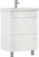 Тумба с раковиной Vigo Geometry 60 белая Тумба с раковиной Vigo Geometry 60 белая