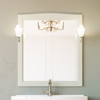 Мебель для ванной комнаты ValenHouse Эллина 80 слоновая кость, фурнитура хром