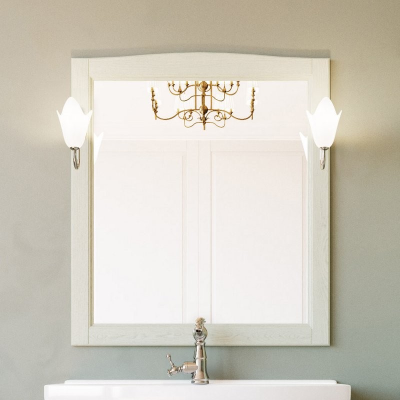 Мебель для ванной комнаты ValenHouse Эллина 80 слоновая кость, фурнитура хром