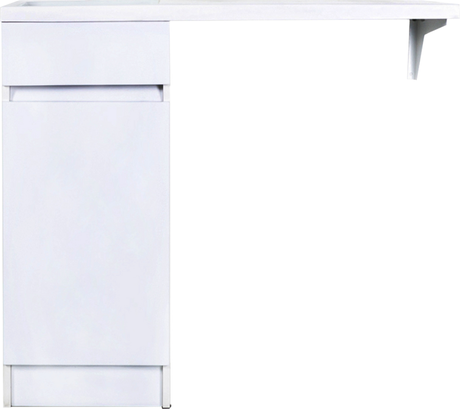 Мебель для ванной комнаты Orange Sistema 100 L с бельевой корзиной, под стиральную машину