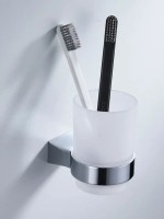 Стакан для зубных щеток / стакан для ванной комнаты Shevanik SG5712, хром