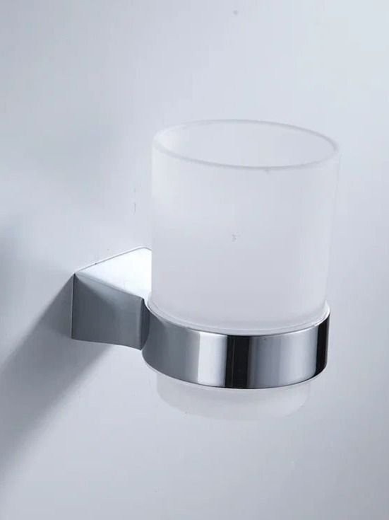 Стакан для зубных щеток / стакан для ванной комнаты Shevanik SG5712, хром