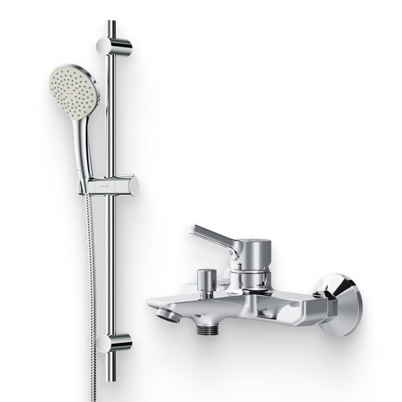 Душевой комплект Смеситель AM.PM X-Joy F85B10000 + Гарнитур Gem F0190000