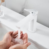 Смеситель для раковины Shevanik S9901C белый