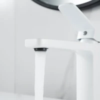 Смеситель для раковины Shevanik S9901C белый Смеситель для раковины Shevanik S9901C белый