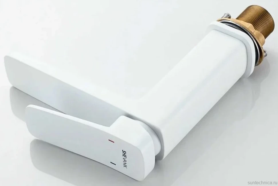 Смеситель для раковины Shevanik S9901C белый