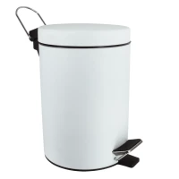 Мусорное ведро Wasserkraft Kammel 633W 3 л, матовое белое