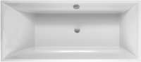 Акриловая ванна Villeroy & Boch Squaro UBQ170SQR2V-01 170x75 см, встраиваемая, цвет альпийский белый, на ножках