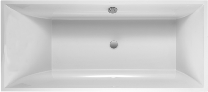 Акриловая ванна Villeroy & Boch Squaro UBQ170SQR2V-01 170x75 см, встраиваемая, цвет альпийский белый, на ножках