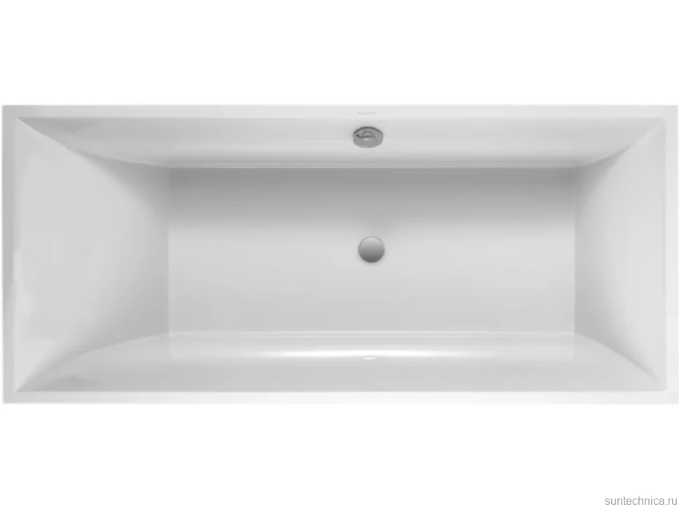 Акриловая ванна Villeroy & Boch Squaro UBQ170SQR2V-01 170x75 см, встраиваемая, цвет альпийский белый, на ножках