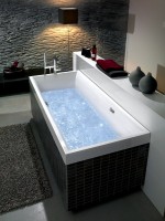 Акриловая ванна Villeroy & Boch Squaro UBQ170SQR2V-01 170x75 см, встраиваемая, цвет альпийский белый, на ножках