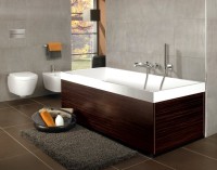 Акриловая ванна Villeroy & Boch Squaro UBQ170SQR2V-01 170x75 см, встраиваемая, цвет альпийский белый, на ножках