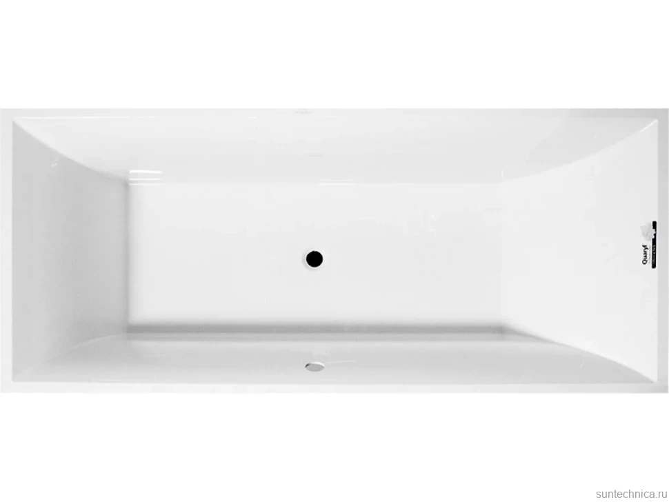 Акриловая ванна Villeroy & Boch Squaro UBQ170SQR2V-01 170x75 см, встраиваемая, цвет альпийский белый, на ножках