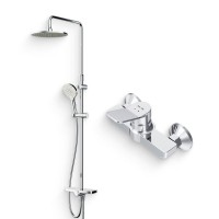 Душевой комплект Смеситель для душа AM.PM X-Joy + Стойка Like Душевой комплект Смеситель для душа AM.PM X-Joy + Стойка Like