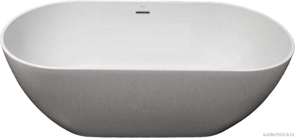 Акриловая ванна Ravak Freedom 170x80 см, отдельностоящая, белая, овальная