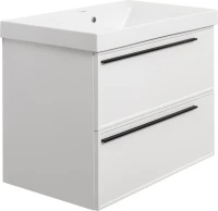 Тумба с раковиной La Fenice Elba Twin 80 белая