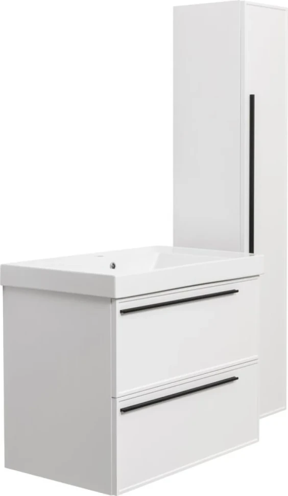 Тумба с раковиной La Fenice Elba Twin 80 белая