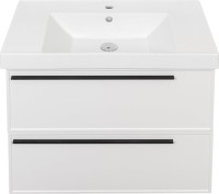 Тумба с раковиной La Fenice Elba Twin 80 белая