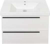 Тумба с раковиной La Fenice Elba Twin 80 белая