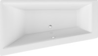 Акриловая ванна Excellent Sfera L 170x100 см, угловая, левая, встраиваемая, белая, асимметричная, с каркасом
