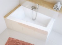Акриловая ванна Excellent Sfera L 170x100 см, угловая, левая, встраиваемая, белая, асимметричная, с каркасом
