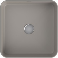 Накладная раковина Berges Ego SL 39x39 матовая серая