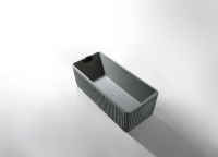 Ванна из искусственного камня AltroBagno Cinzia 090109 170x75 см, отдельностоящая, на ножках, с донным клапаном, с подголовником