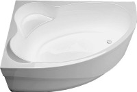 Акриловая ванна Aquanet Mayorca 00205403 L 150x100 см, угловая, левая, пристенная, белая, асимметричная, с каркасом, с сиденьем
