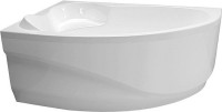 Акриловая ванна Aquanet Mayorca 00205403 L 150x100 см, угловая, левая, пристенная, белая, асимметричная, с каркасом, с сиденьем