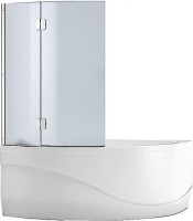 Акриловая ванна Aquanet Mayorca 00205403 L 150x100 см, угловая, левая, пристенная, белая, асимметричная, с каркасом, с сиденьем