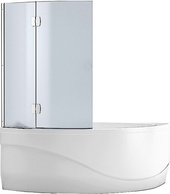 Акриловая ванна Aquanet Mayorca 00205403 L 150x100 см, угловая, левая, пристенная, белая, асимметричная, с каркасом, с сиденьем