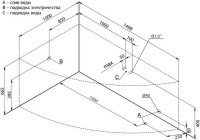 Акриловая ванна Aquanet Mayorca 00205403 L 150x100 см, угловая, левая, пристенная, белая, асимметричная, с каркасом, с сиденьем