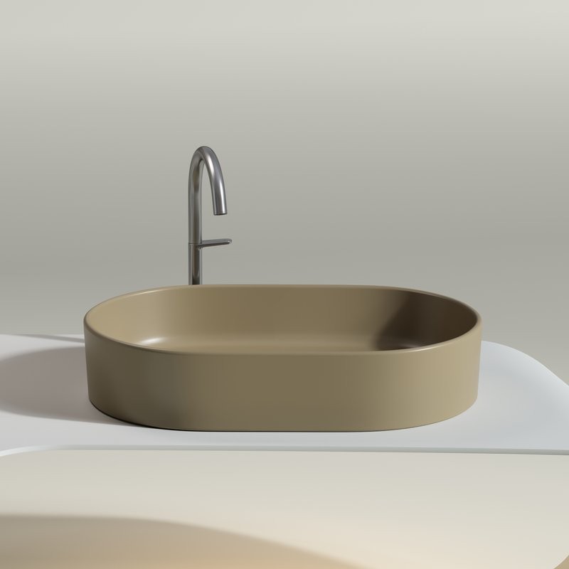 Накладная раковина Ceramicanova Element CN6048MC капучино матовая