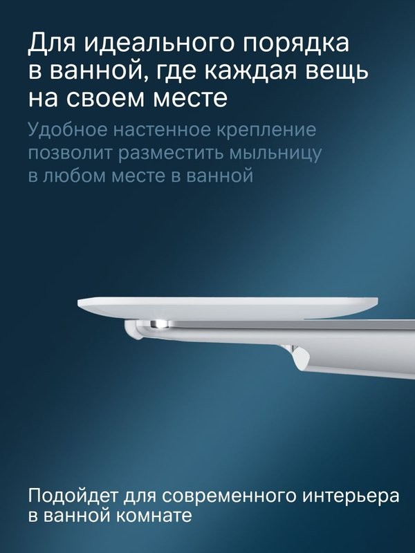 Мыльница AM.PM Inspire V2.0 A50A34200 настенная, стеклянная, хром