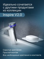 Мыльница AM.PM Inspire V2.0 A50A34200 настенная, стеклянная, хром Мыльница AM.PM Inspire V2.0 A50A34200 настенная, стеклянная, хром