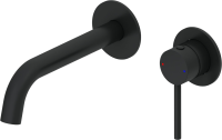 Смеситель для раковины Wonzon & Woghand WW-88869017-MB черный матовый, С ВНУТРЕННЕЙ ЧАСТЬЮ