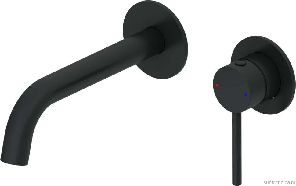 Смеситель для раковины Wonzon & Woghand WW-88869017-MB черный матовый, С ВНУТРЕННЕЙ ЧАСТЬЮ