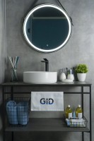 Накладная раковина GID Esfera N9424 40 глянцевая белая, круглая, фаянс