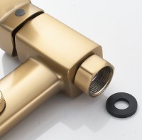 Гигиенический душ Shevanik S9905G-1 со смесителем, золотой сатин