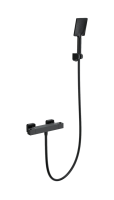 Термостатический смеситель Wonzon & Woghand WW-B2026-A-MB для душа, матовый черный