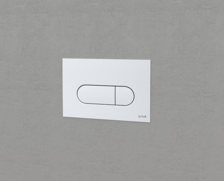 Комплект Унитаз подвесной Norm Fit + Крышка VitrA Norm 84-003-749 с микролифтом + Инсталляция V-Fix Core 732-5800-01PV + Кнопка Root Round 740-2200 белая глянцевая