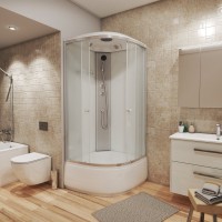 Душевая кабина Niagara Eco E80/40/MT 80х80 см